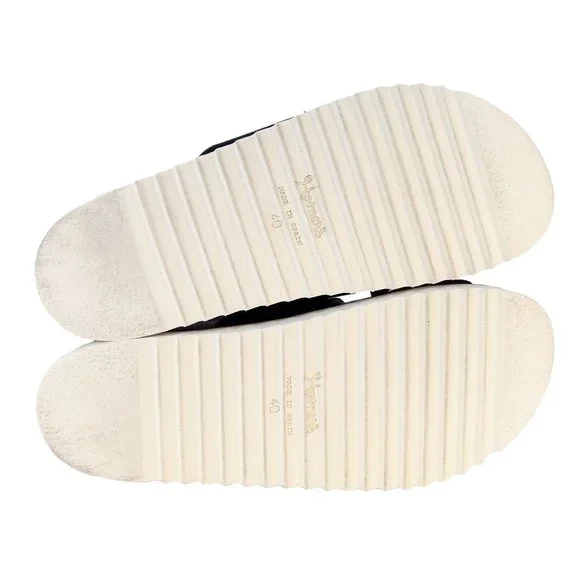 HOMERS ARTISAN $300 Platform Slide Sandals Women's 40/10 - Made in SPAIN - Picture 4 of 7
